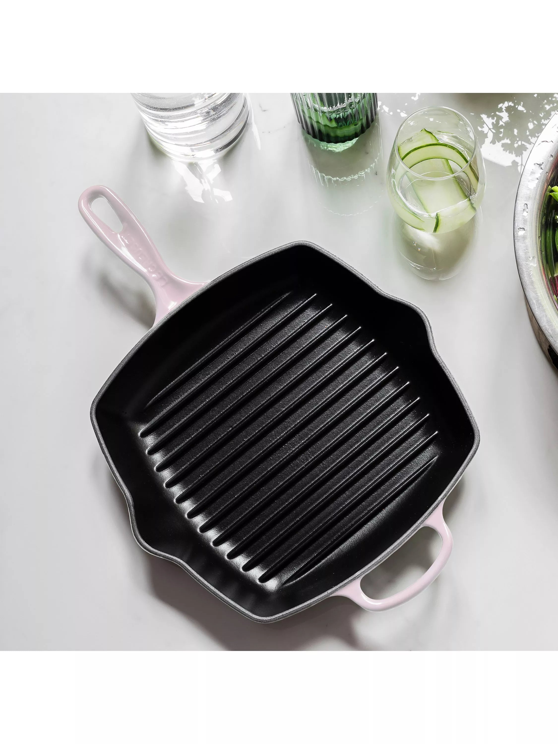 Le Creuset cast iron square grill pan 26cm, UK version