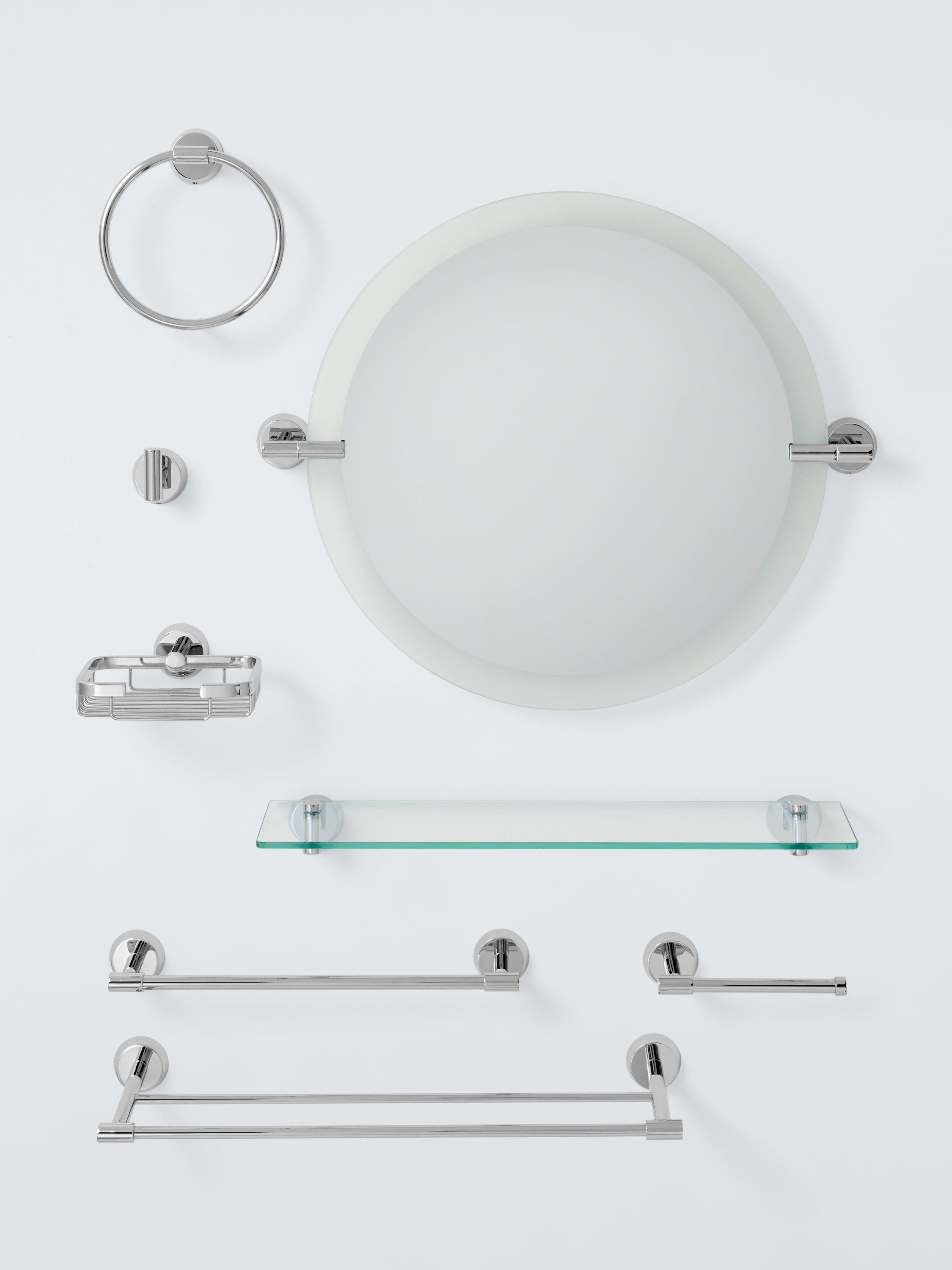 John Lewis Elegance towel ring silver, UK version