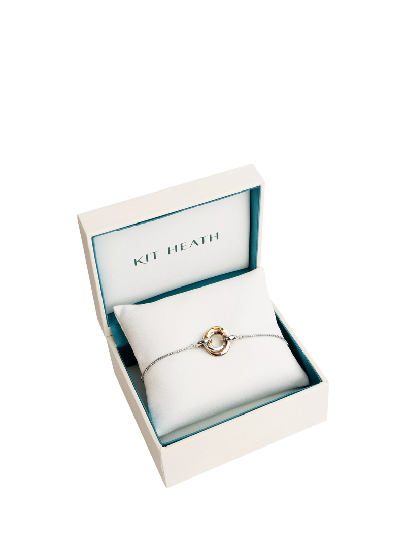 Kit Heath tri-colour trilogy chain bracelet, imported from the UK