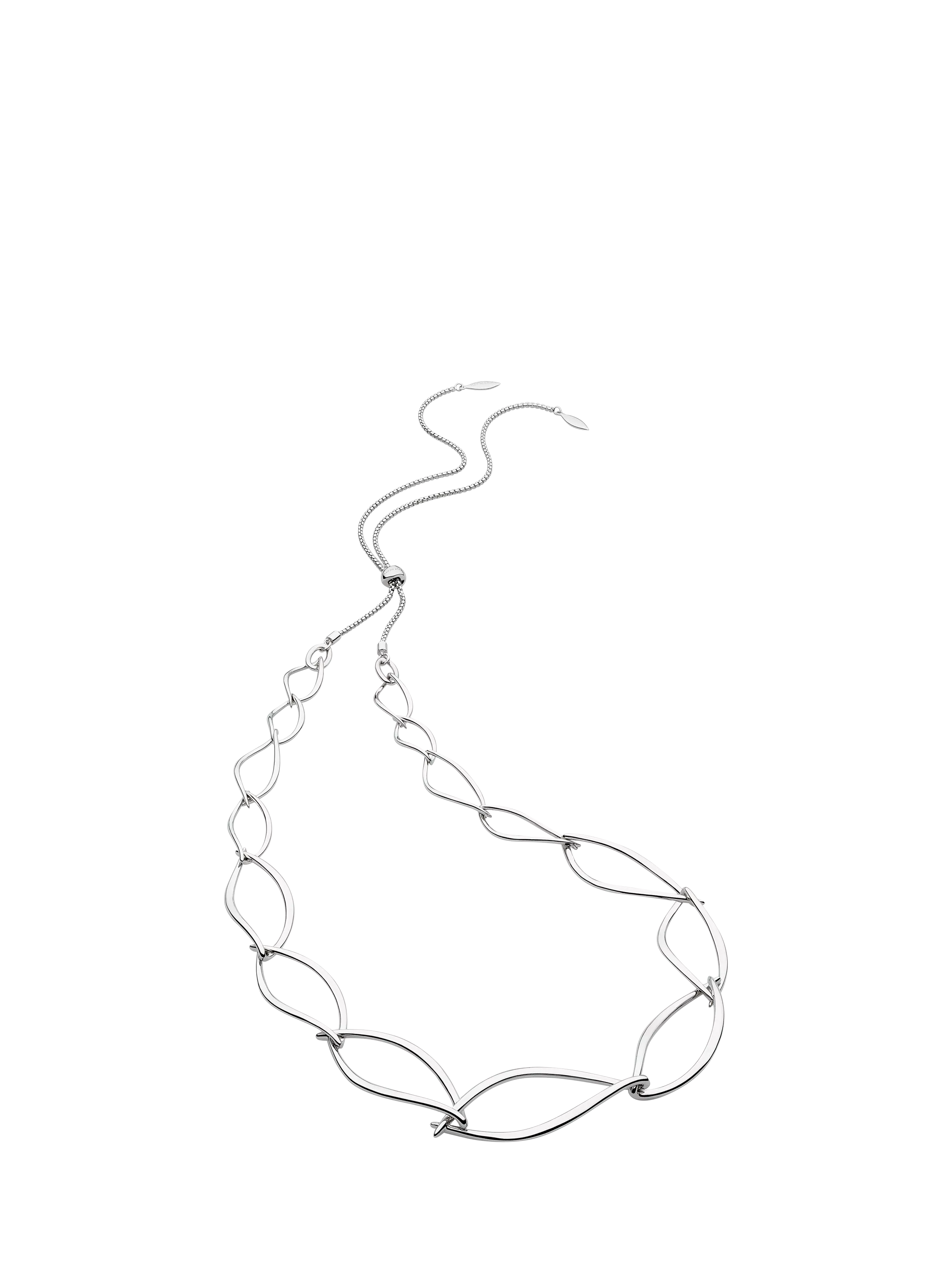 Kit Heath statement necklace in silver, imported from the UK
