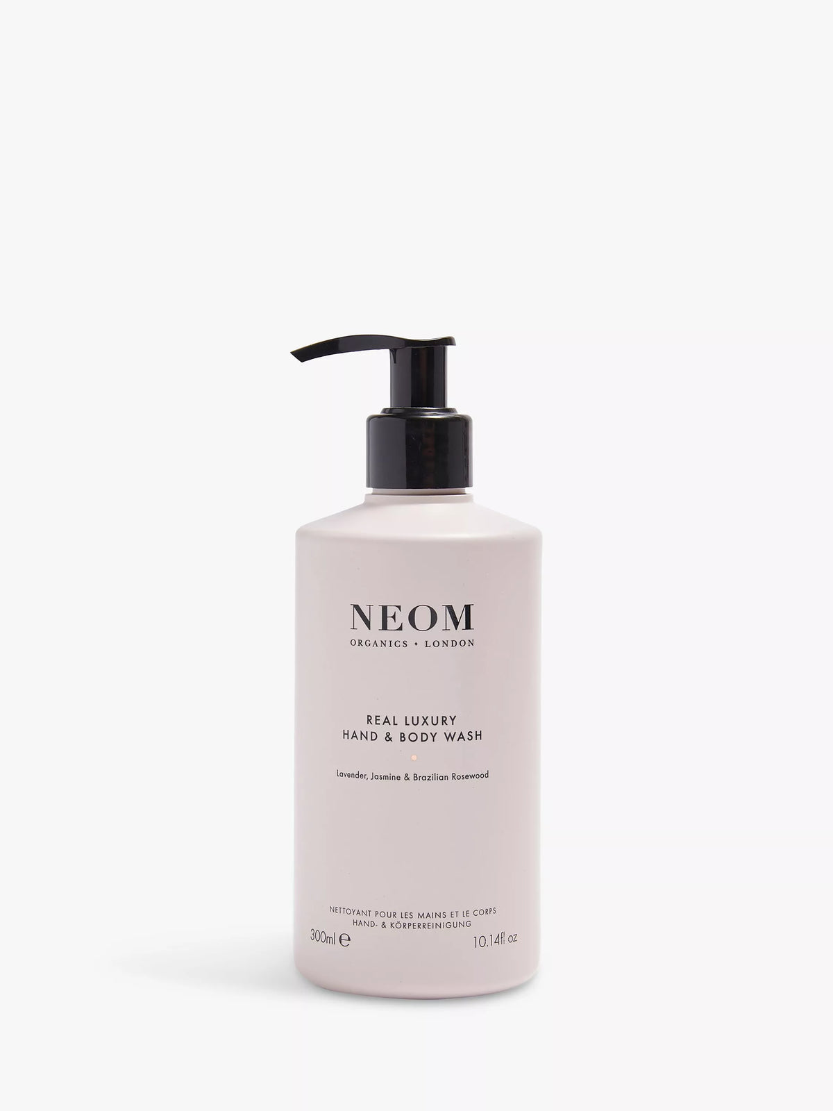 NEOM hand and body wash with lavender, jasmine, and sandalwood 300ml, imported from the UK