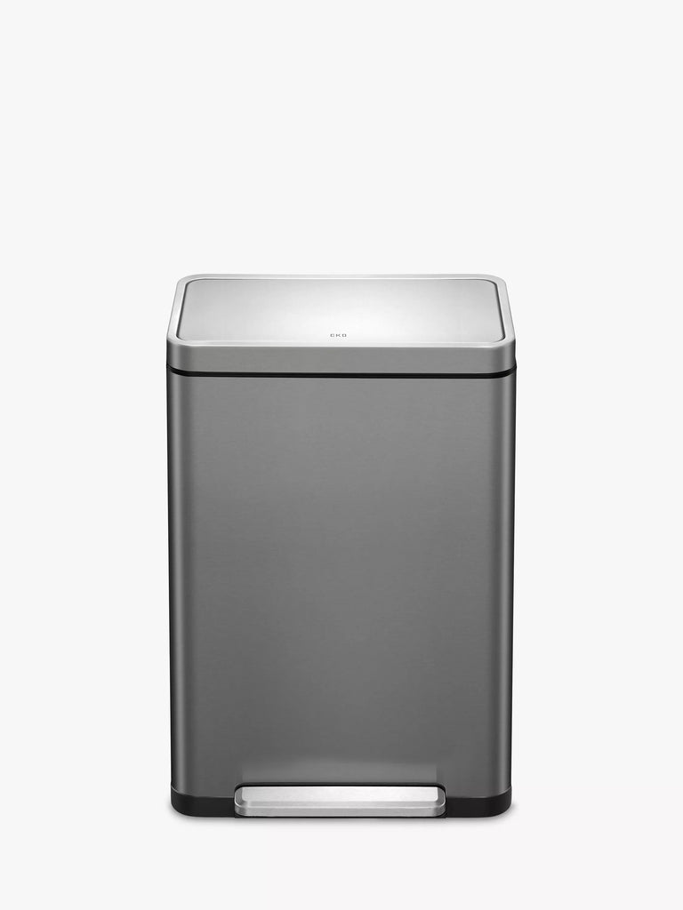 EKO X Cube Pedal Bin, Dark Grey, 45L