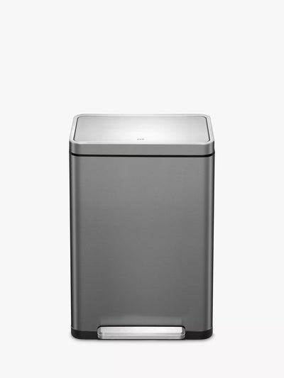 John Lewis EKO X Cube Pedal Bin Dark Grey Kitchen Bin 45L- Buy online at McGrocer