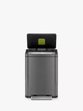 EKO pedal bin dark grey 45L - British product