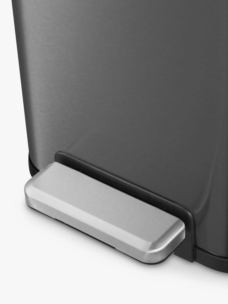 EKO pedal bin dark grey 45L - British product