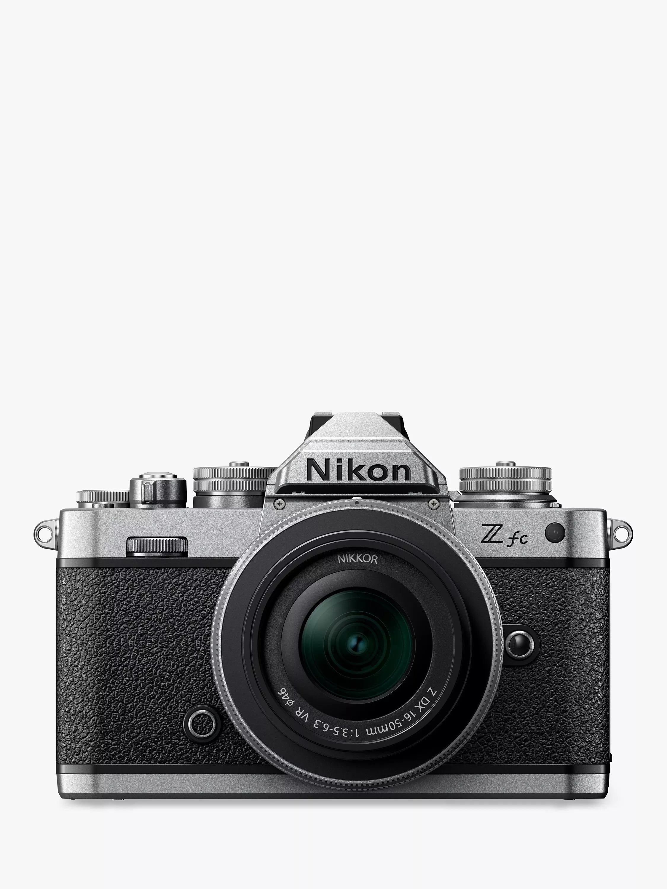 Nikon Z fc mirrorless camera with 16-50mm and 50-250mm lenses (British brand)
