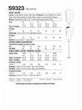 Simplicity sewing pattern S9323 kaftan multi-size, imported from the UK