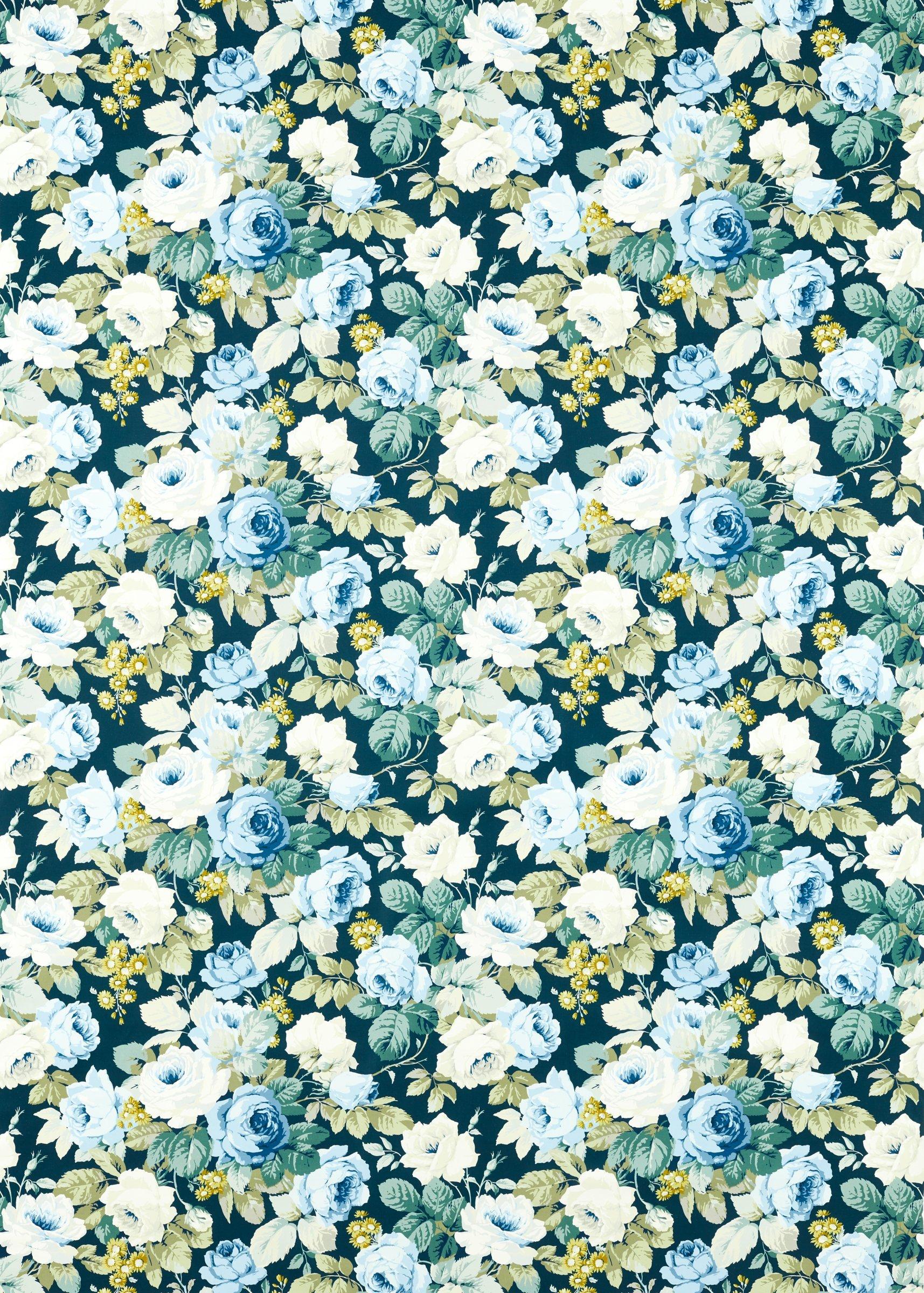Sanderson Chelsea floral furnishing fabric 139cm width - UK version