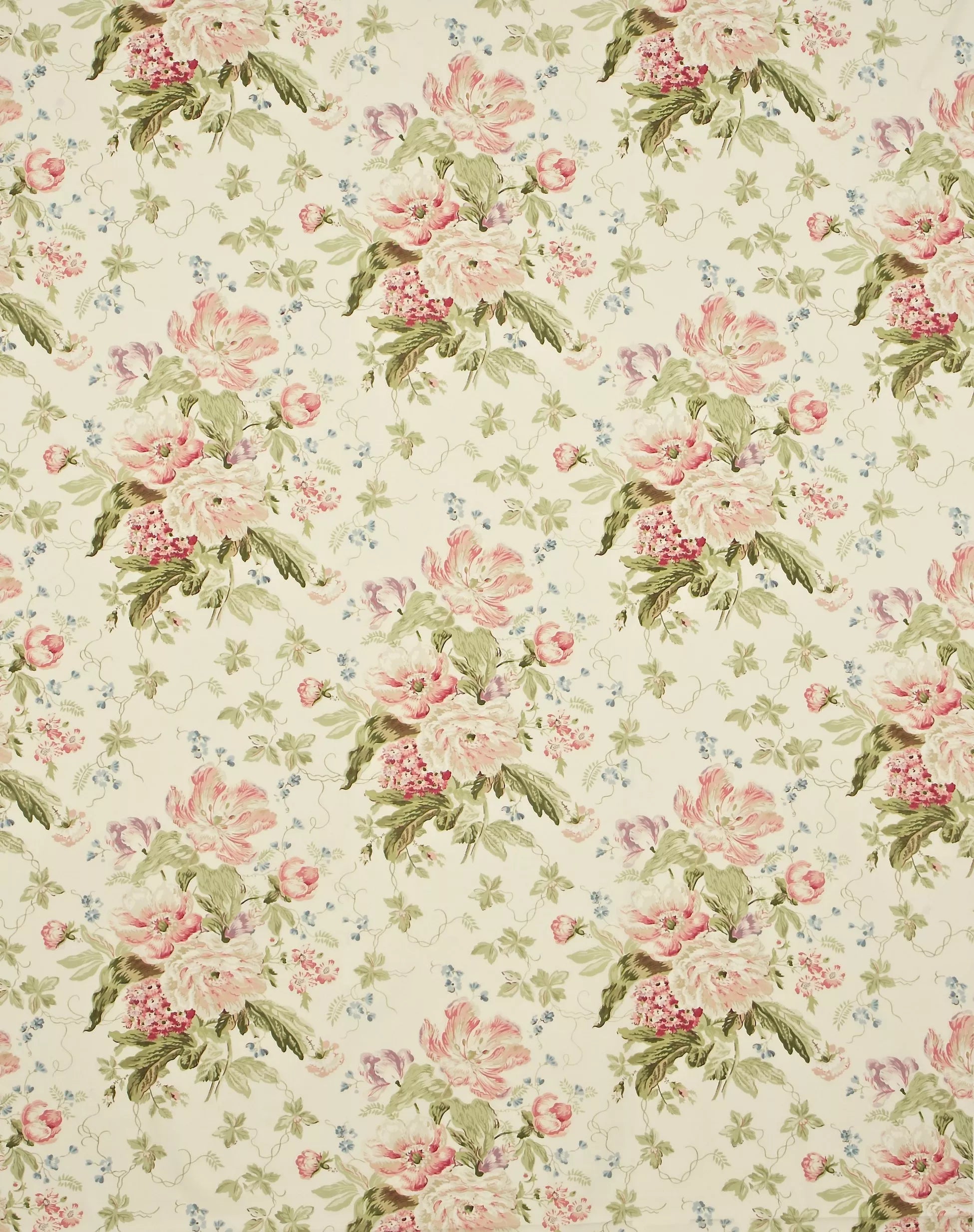 Sanderson Alsace floral furnishing fabric 137cm, imported from the UK