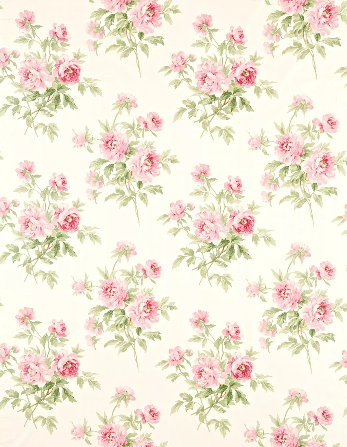 Sanderson Adele furnishing fabric with floral pattern - British product