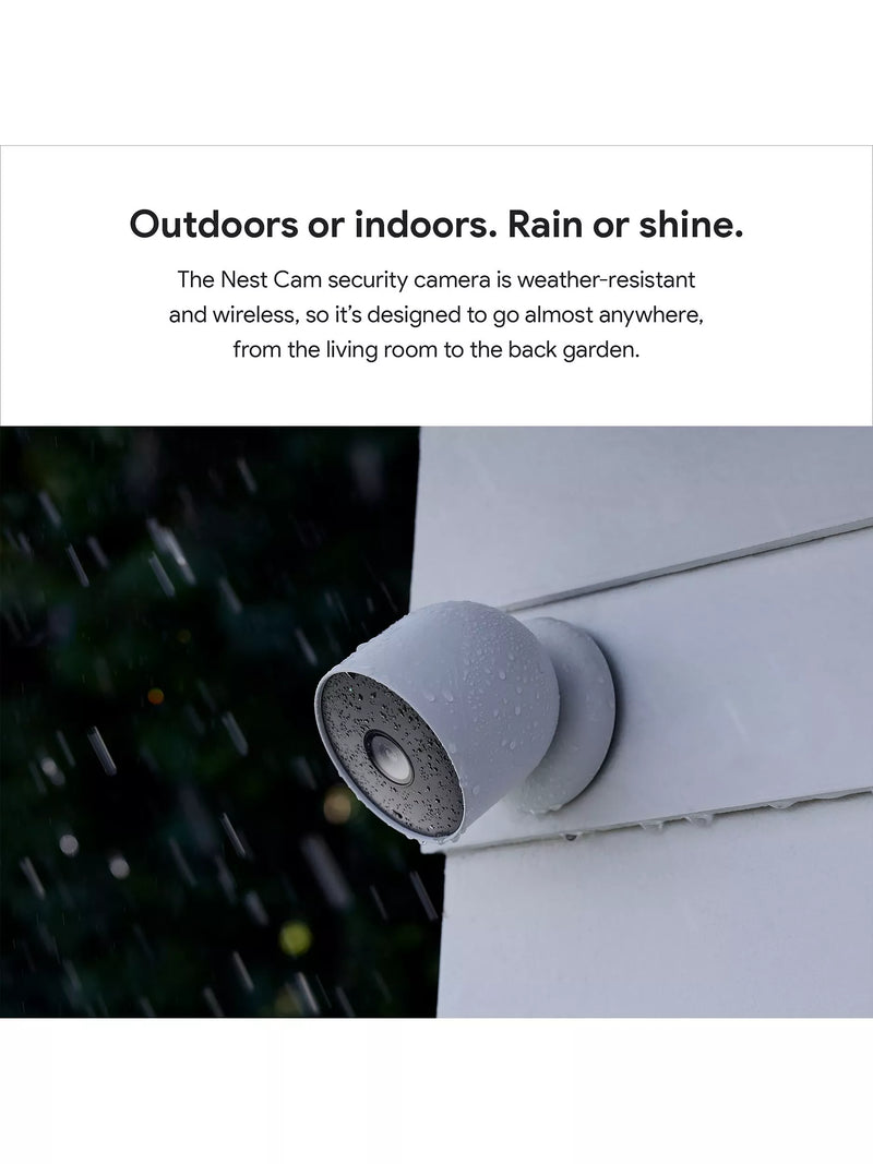 Google Nest Cam battery-powered security camera, imported from the UK