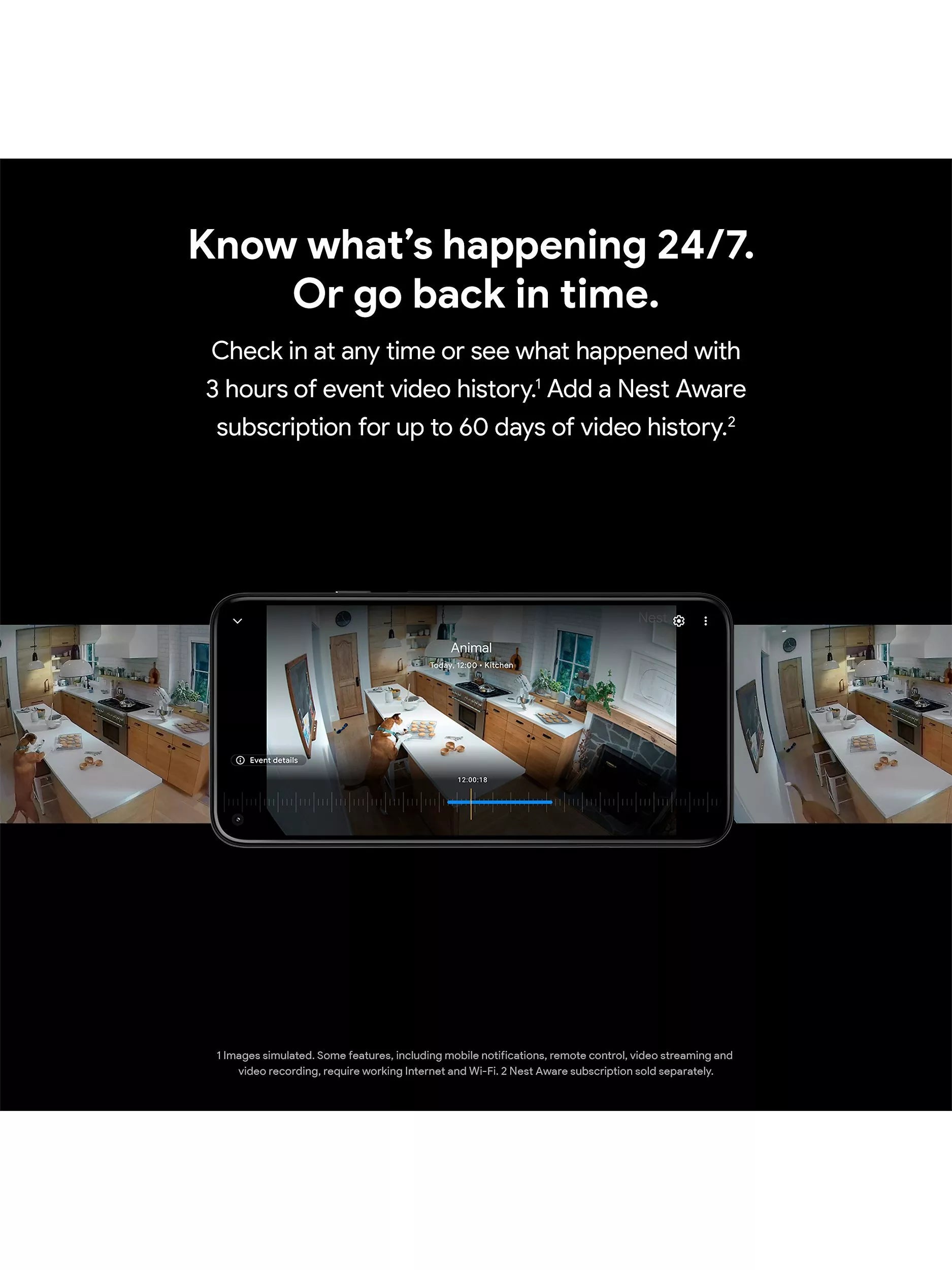 Google Nest Cam battery-powered security camera, imported from the UK