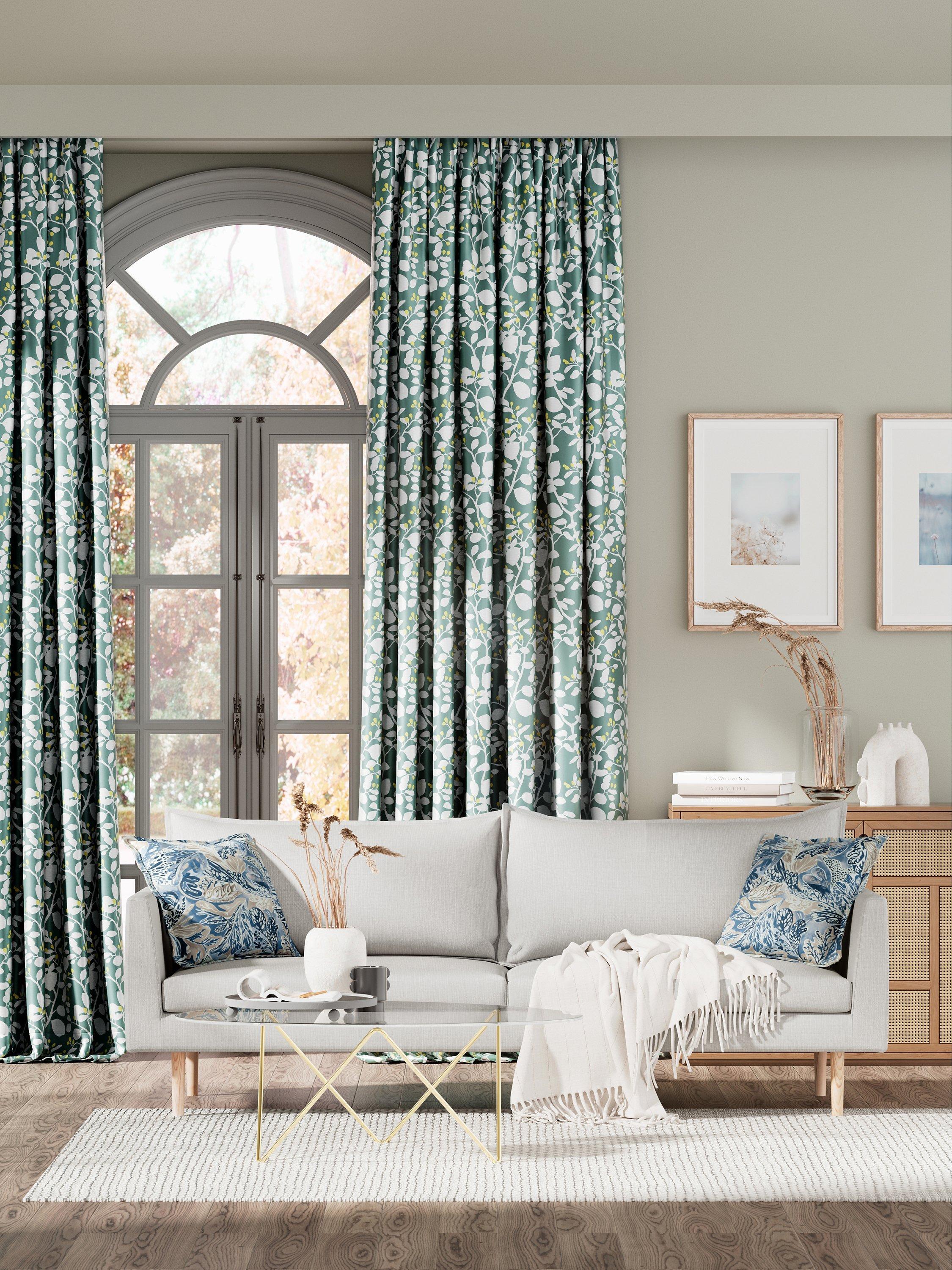Harlequin Ardisia furnishing fabric floral jacquard - British product