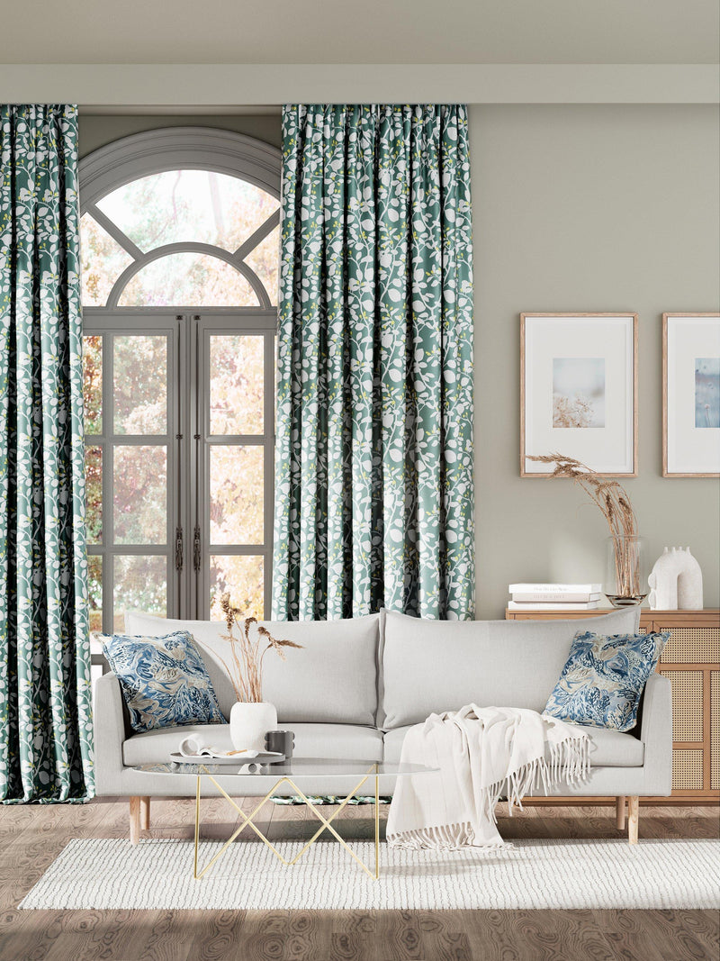 Harlequin Ardisia furnishing fabric floral jacquard - British product