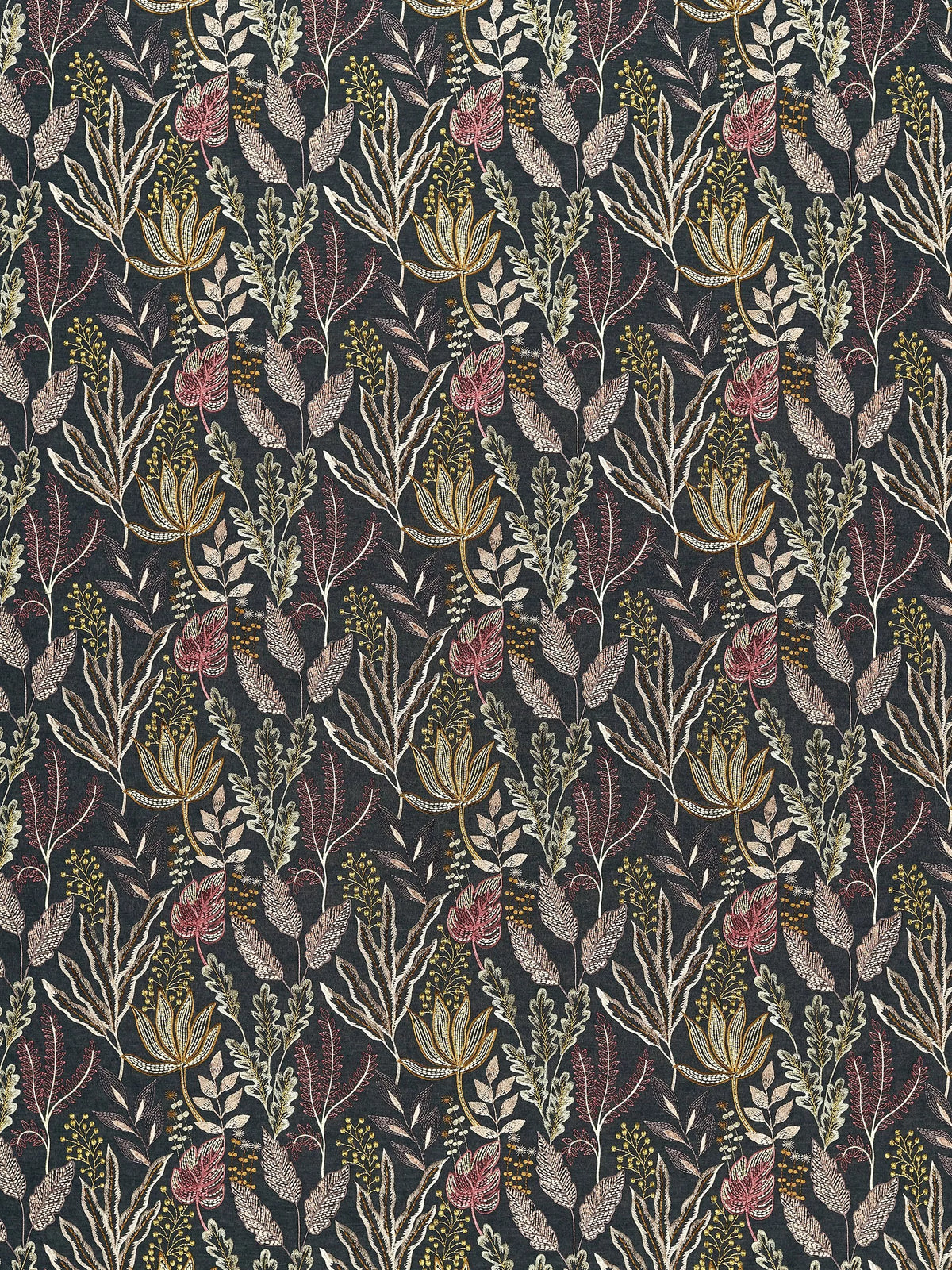 Harlequin Gorgonian floral pattern fabric, imported from the UK