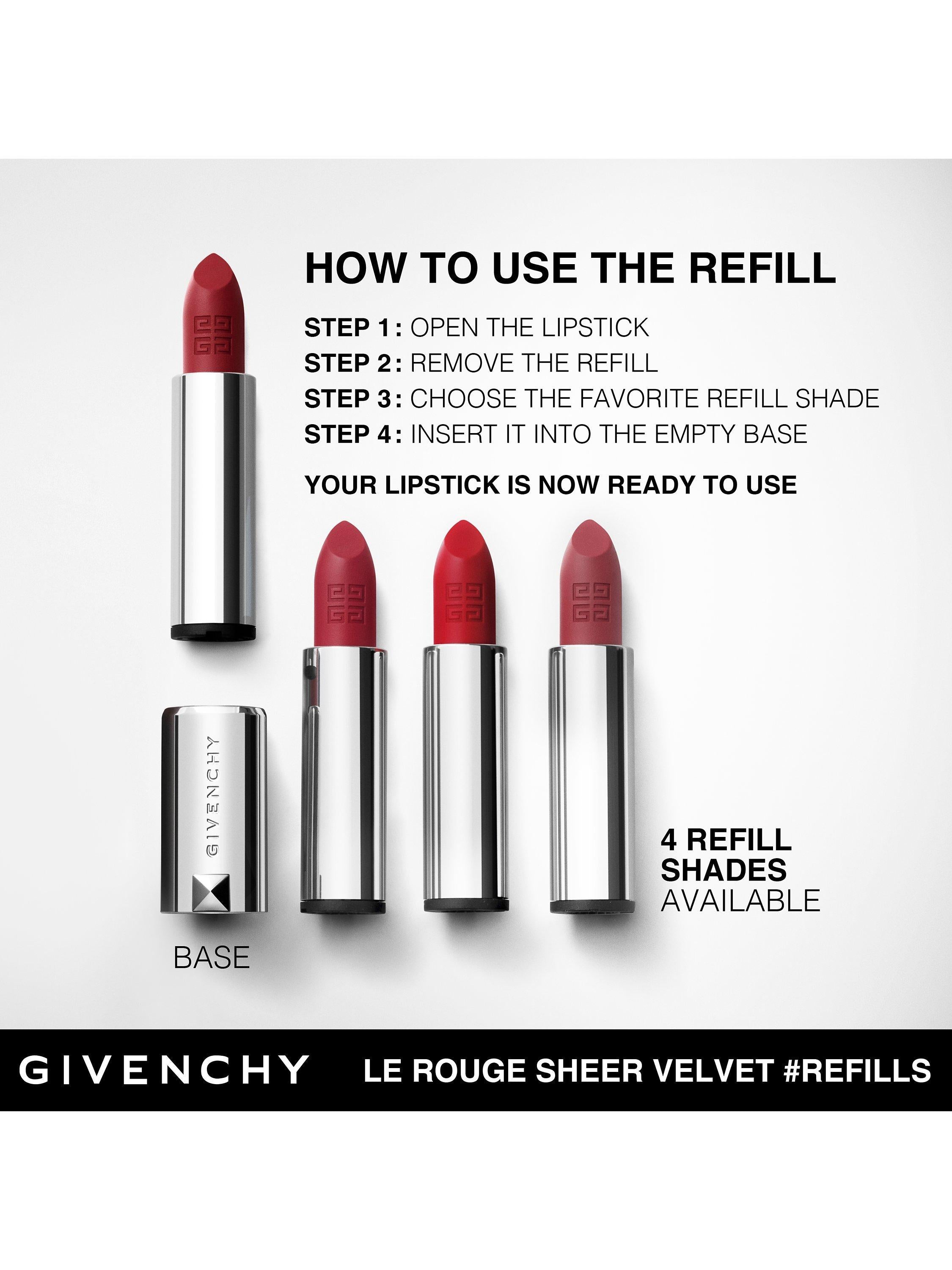 Givenchy Le Rouge lipstick refill, UK version