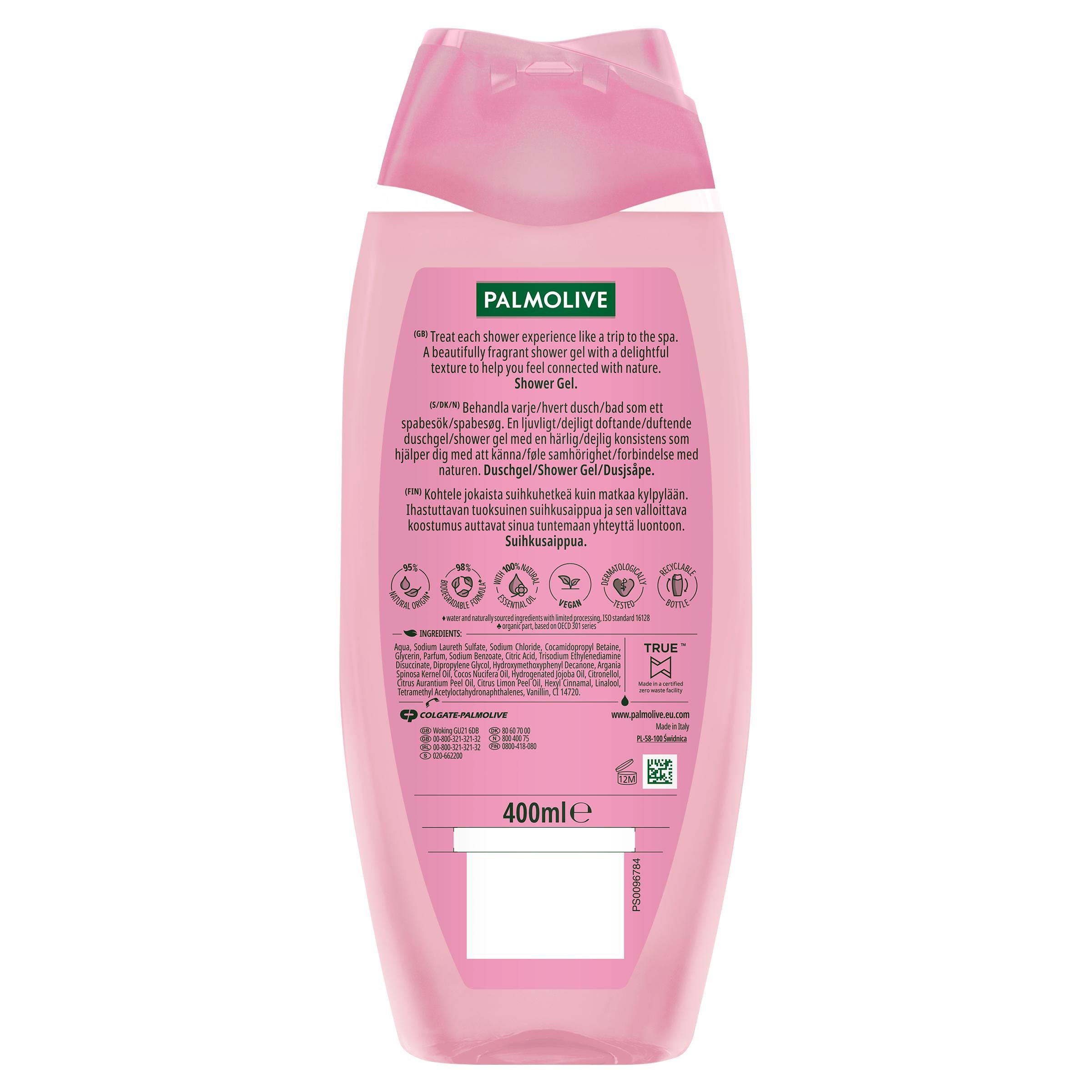 Palmolive Thermal Spa Radiant Oil Shower Gel 400ml - British product