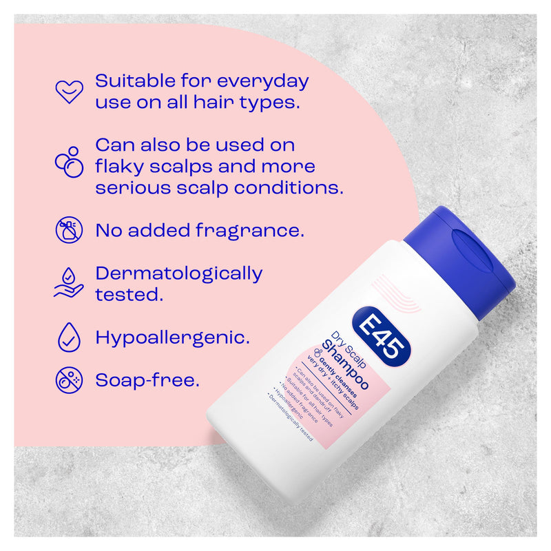 E45 Dry Scalp Shampoo 200ml (British brand)