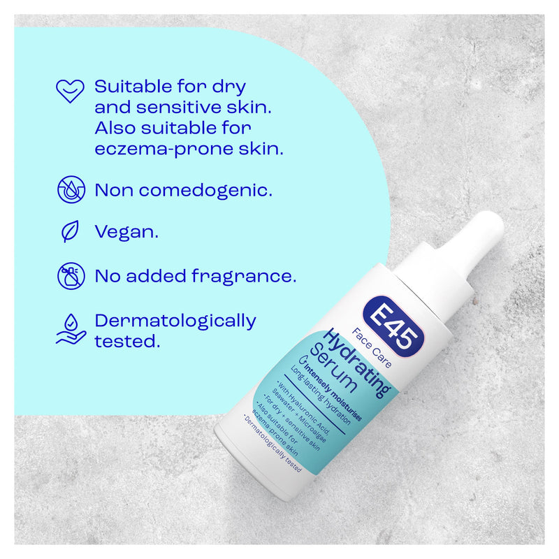 E45 Face Care Hydrating Serum 30ml - British product