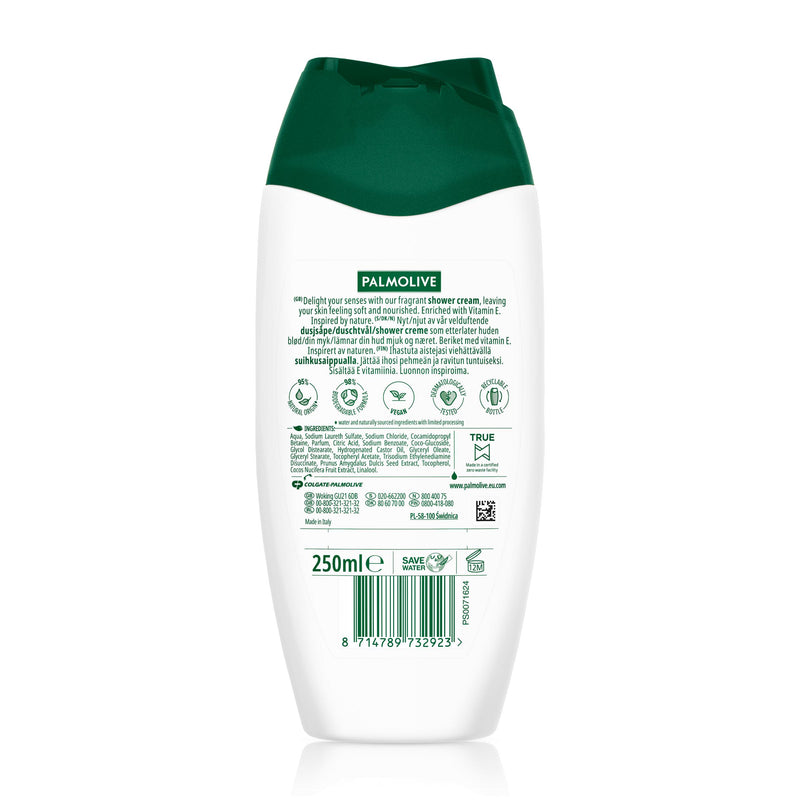 Palmolive Naturals Coconut shower gel 250ml, imported from the UK