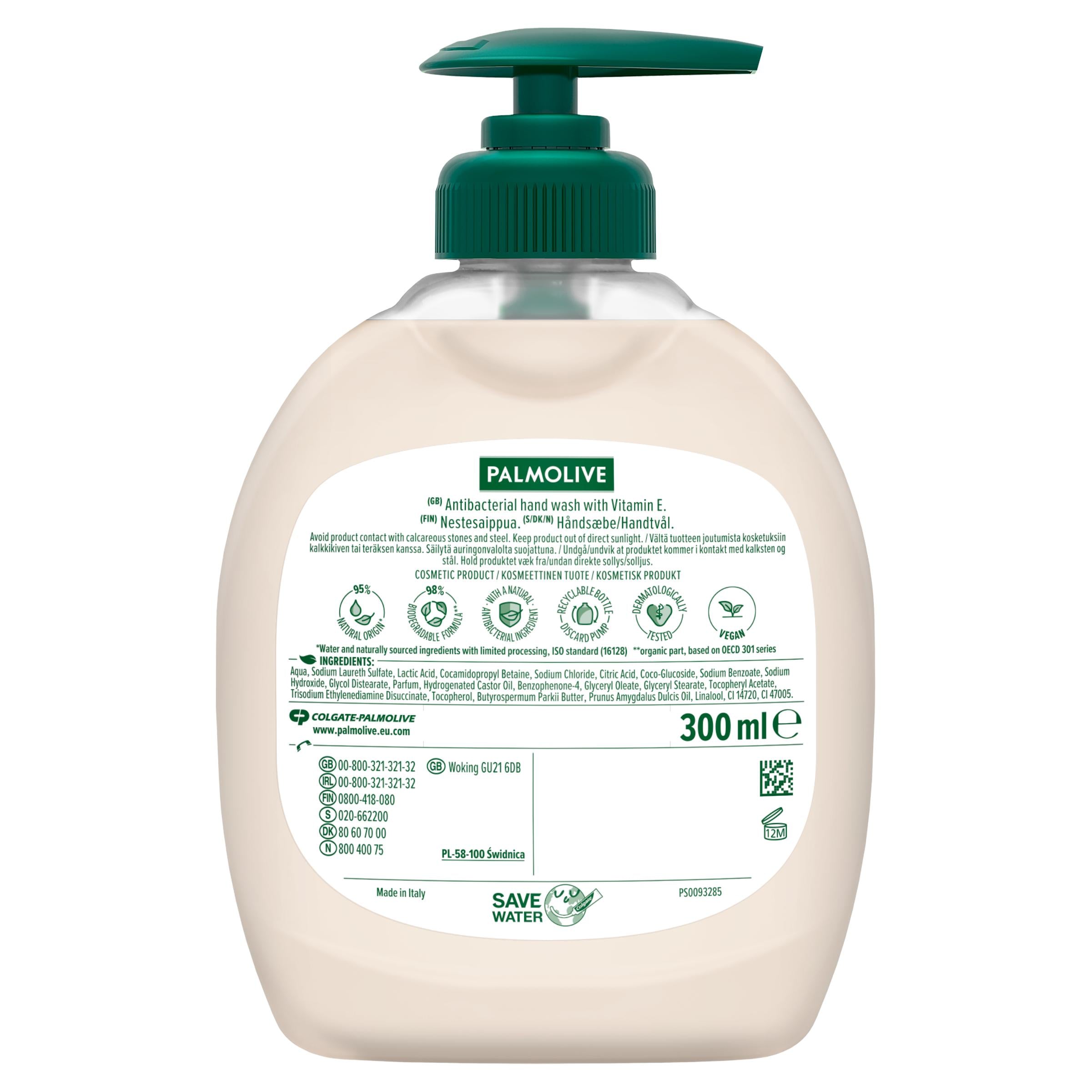 Palmolive Hygiene+ Nourishing Hand Wash 300ml (British brand)