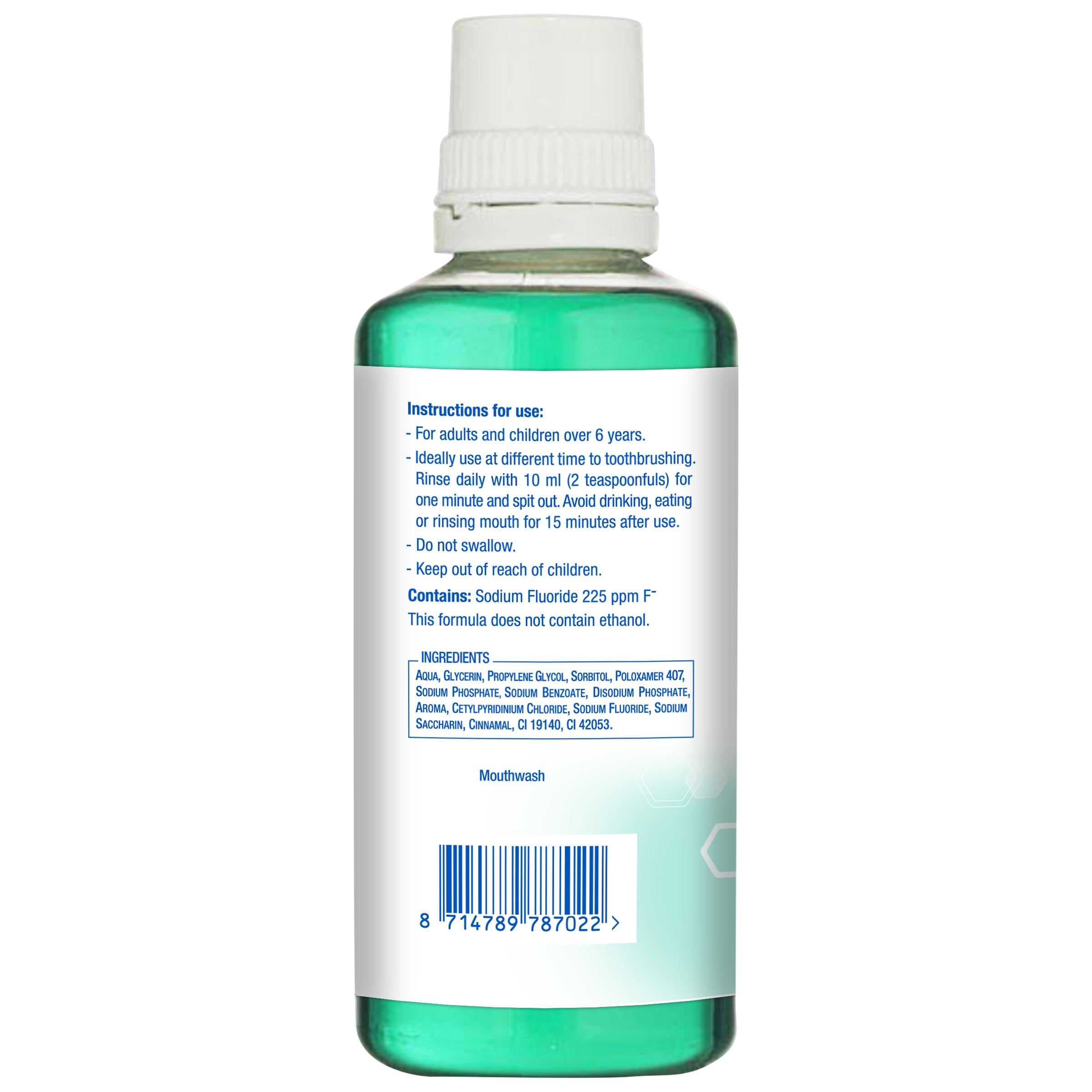 Colgate Fluorigard daily rinse mouthwash 400ml, UK version