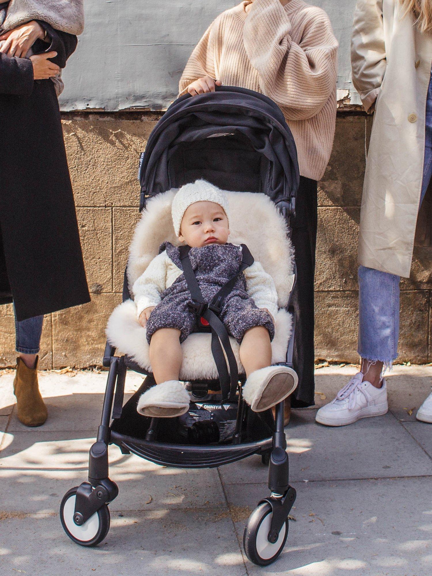 BINIBAMBA merino sheepskin newborn pram liner (British brand)