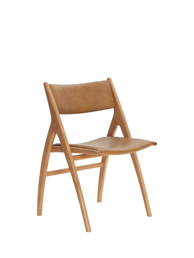John Lewis John Lewis X-Ray Leather Dining Chair- Buy online at McGrocer