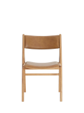 John Lewis X-Ray leather dining chair oak finish, UK version