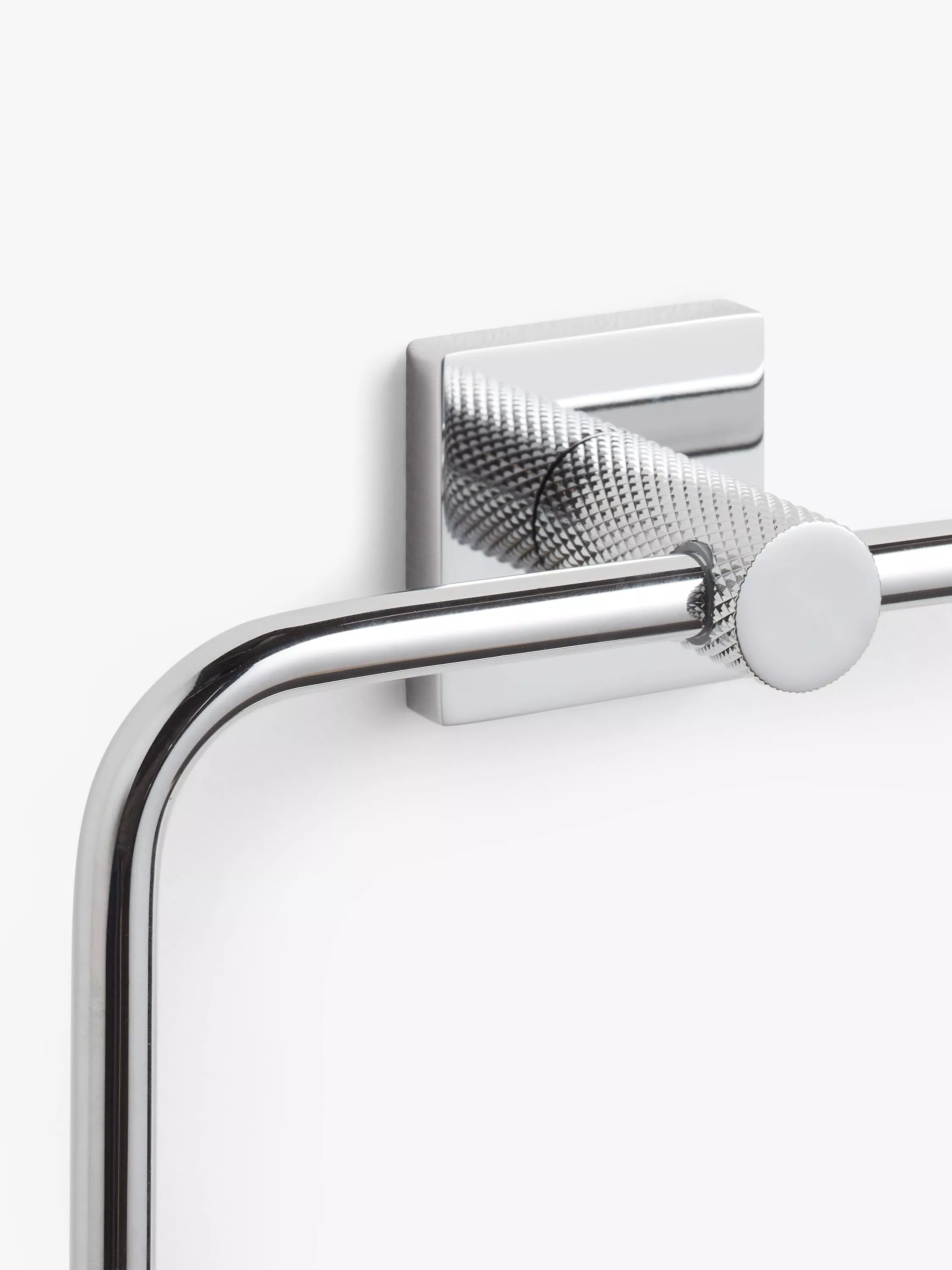John Lewis Lux towel ring wall-mounted brass (British brand)