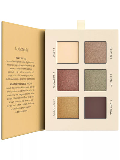 John Lewis Mineralist Eyeshadow Palette with 6 Warm Neutral Shades and Cold-Pressed Botanicals- Buy online at McGrocer