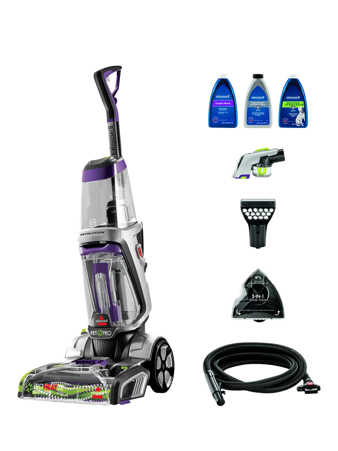 BISSELL ProHeat 2X Revolution Pet Pro carpet cleaner - British product