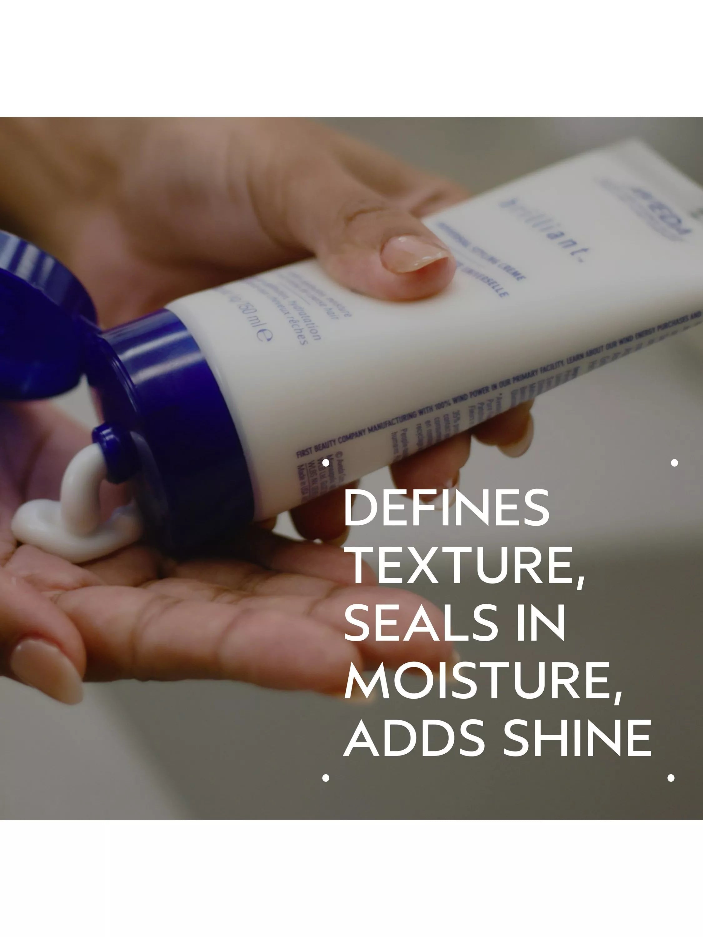 Aveda Brilliant Universal styling cream 150ml, imported from the UK