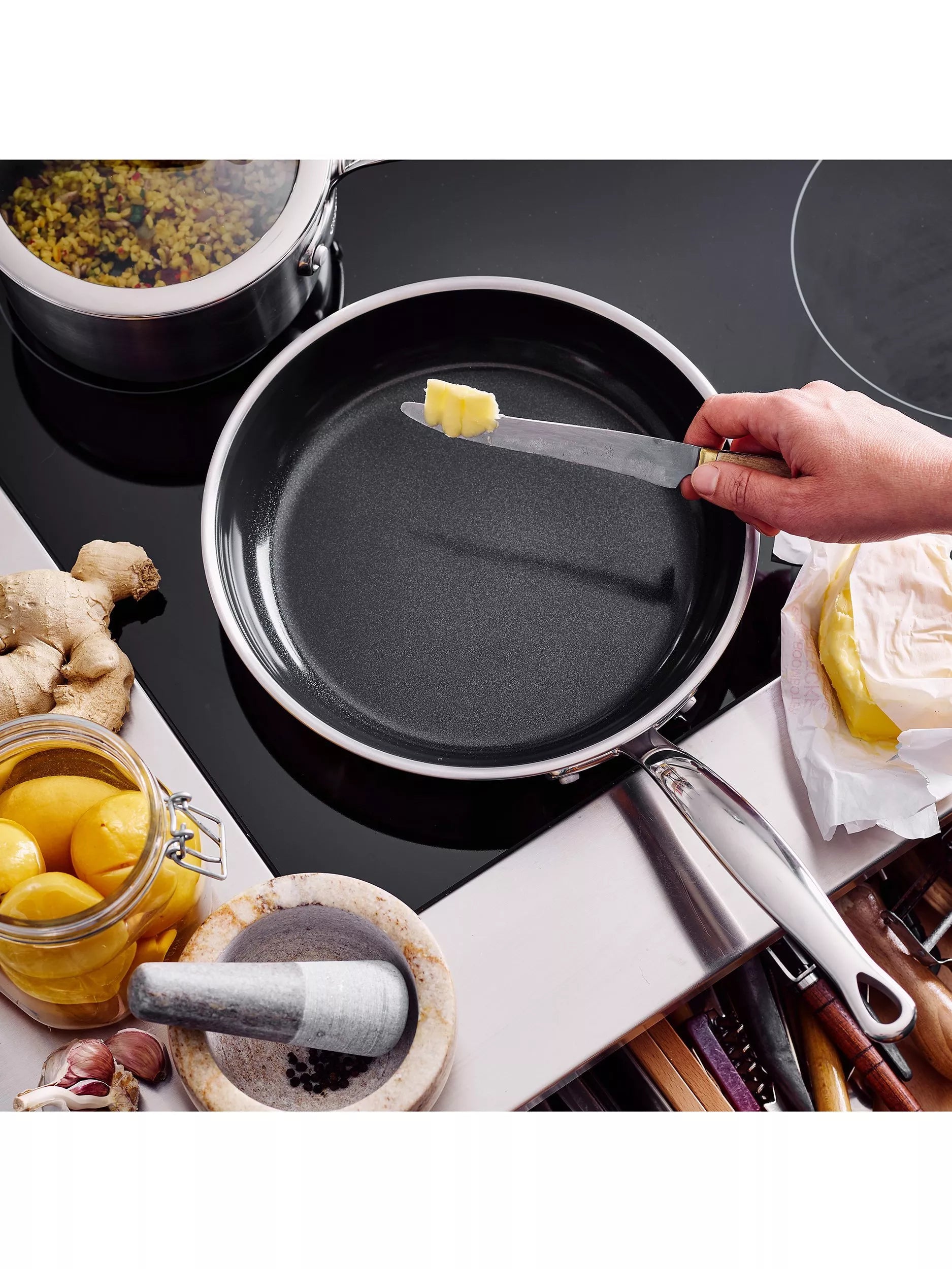 GreenPan Premiere 2-piece frying pan set - British product