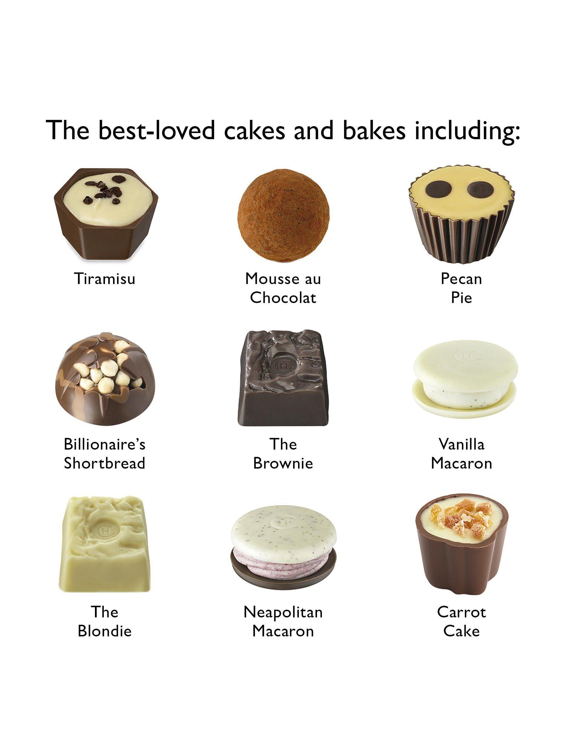 Hotel Chocolat patisserie-inspired chocolate box with 14 assorted flavours, 180g, UK version