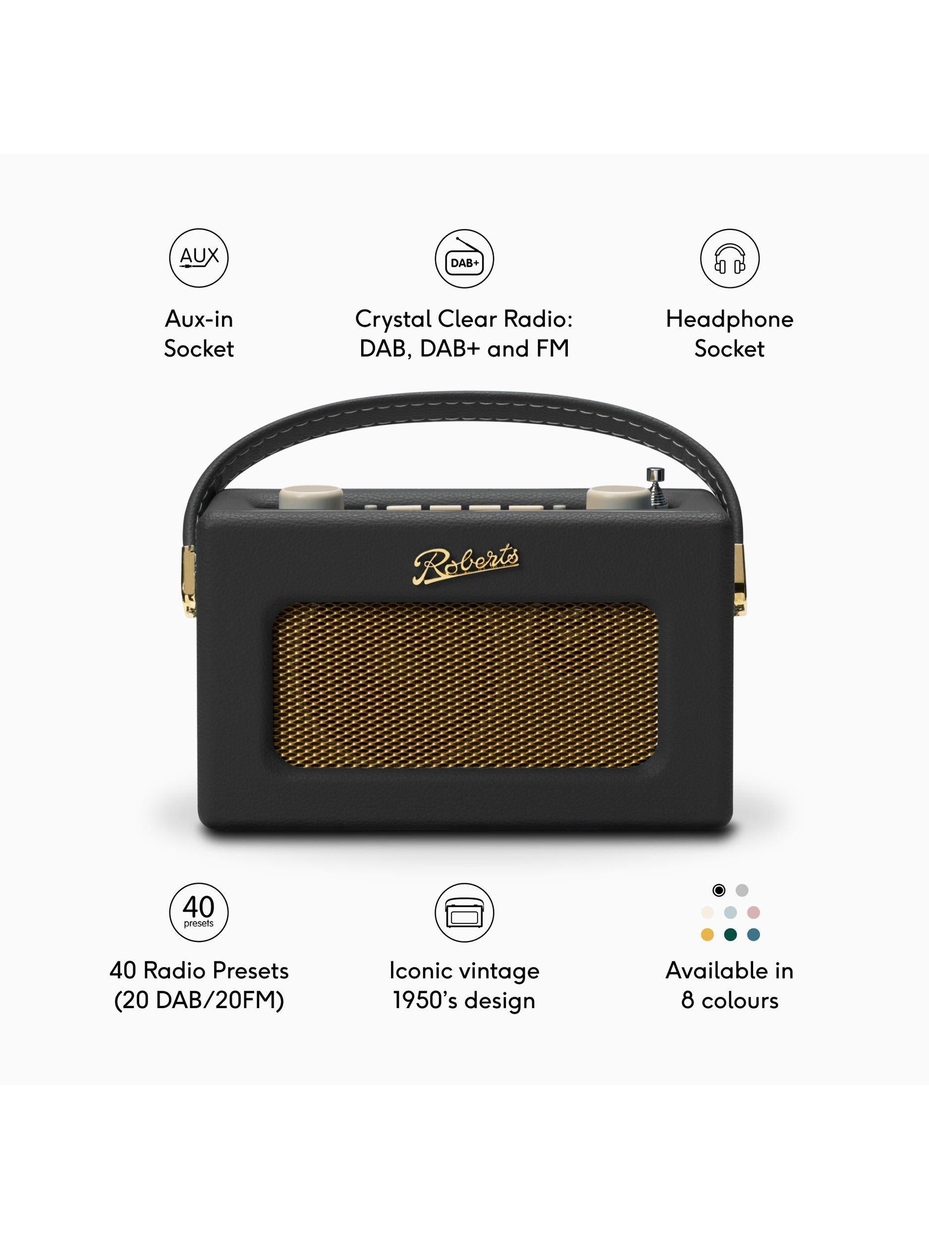 Roberts Revival Uno BT digital radio, imported from the UK