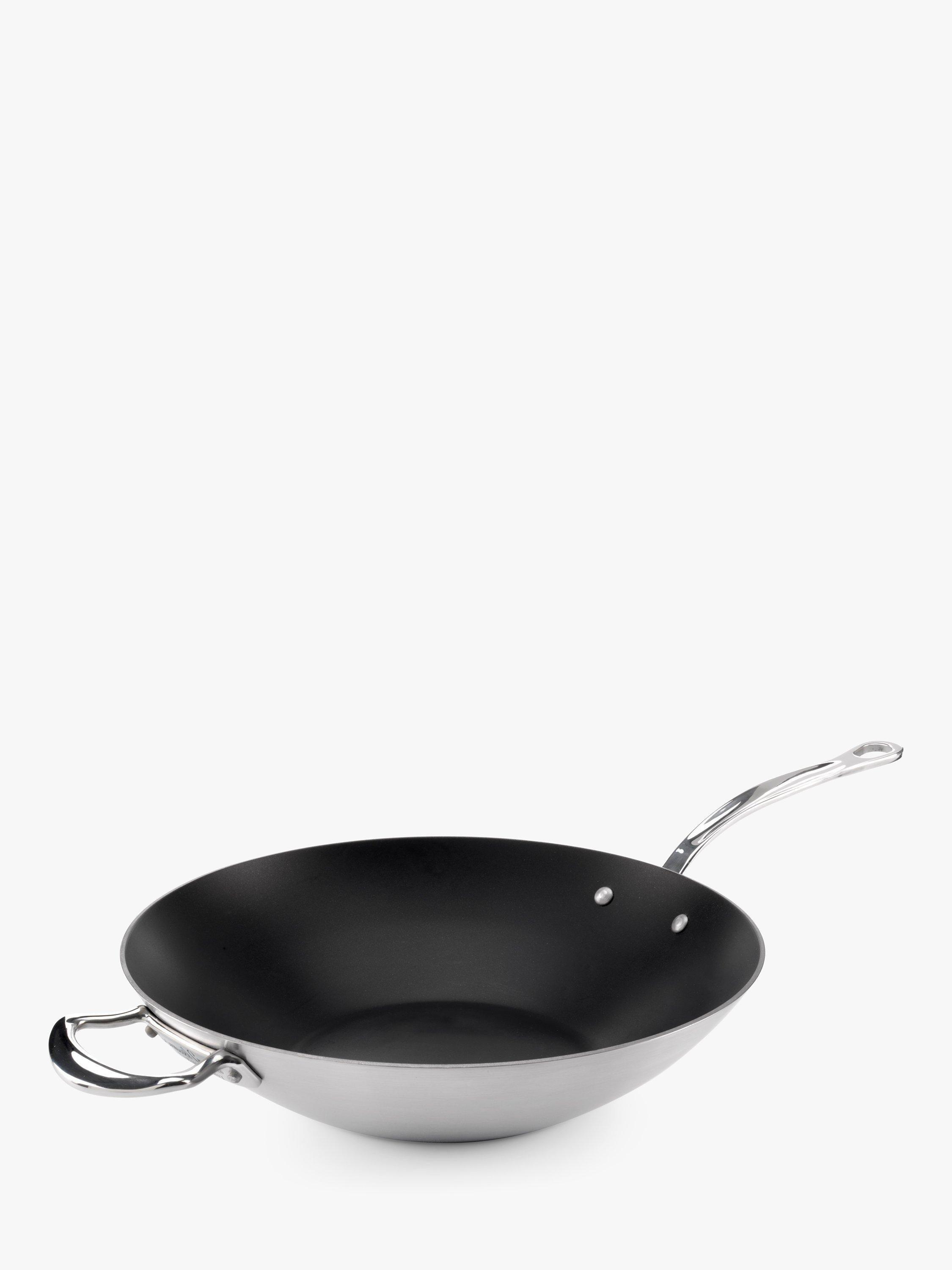 Tri-Ply Stainless Steel Non-Stick Wok 32cm