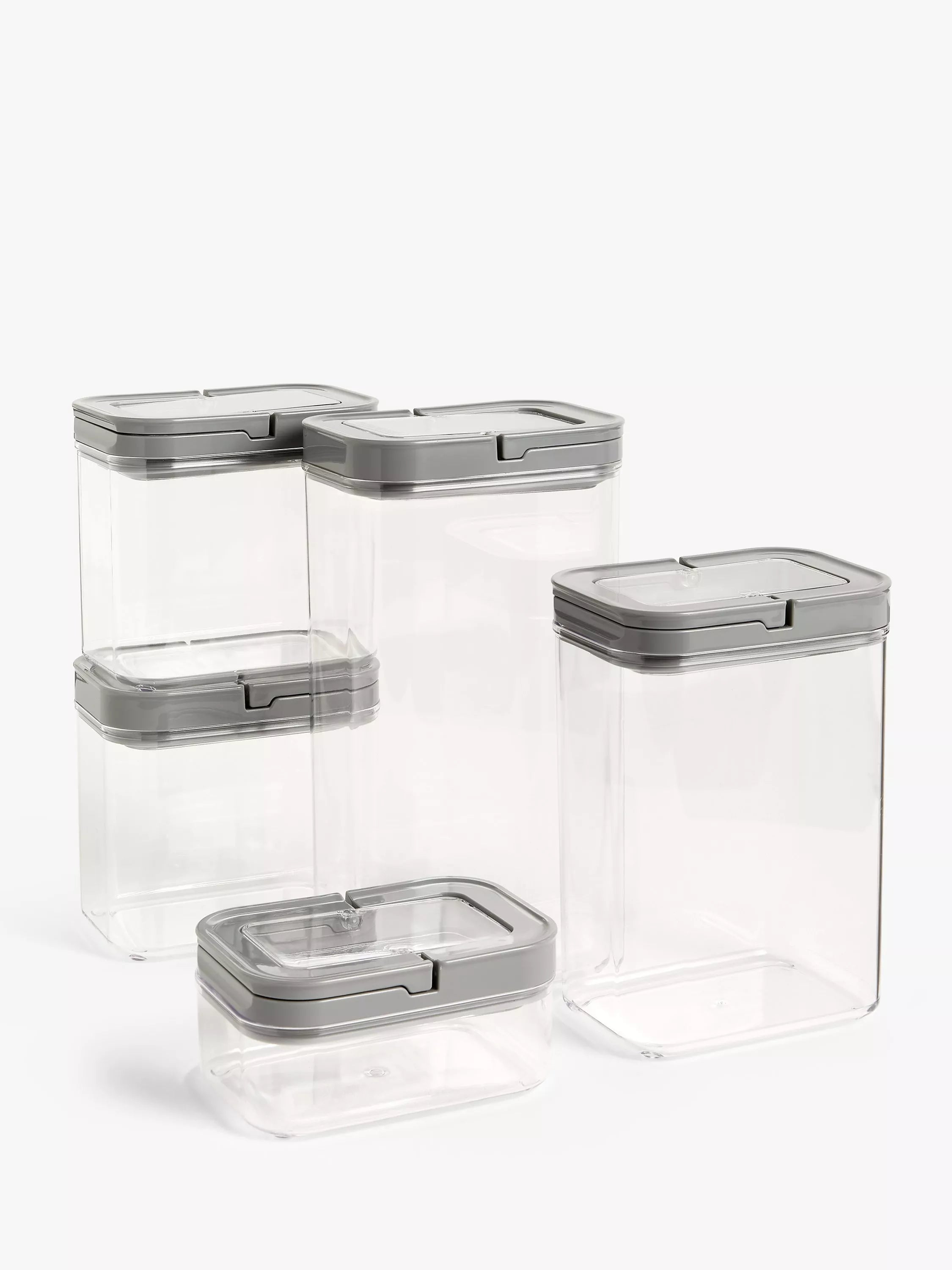 John Lewis flip lock airtight storage container set 5 pieces - British product