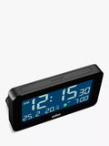 Braun digital alarm clock with LCD display and backlight, black - British product