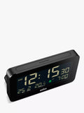 Braun digital alarm clock with LCD display and backlight, black - British product