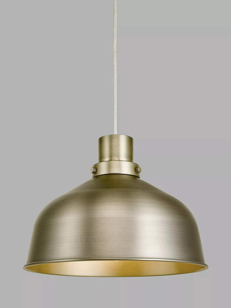 John Lewis dome ceiling shade antique finish - British product