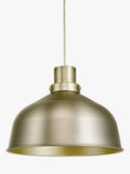 John Lewis dome ceiling shade antique finish - British product