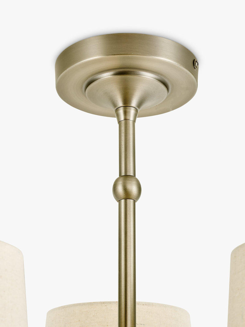 John Lewis Isabel semi flush ceiling light 35x50cm, UK version