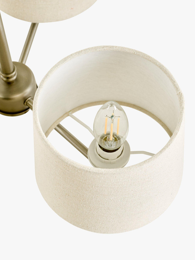 John Lewis Isabel semi flush ceiling light 35x50cm, UK version