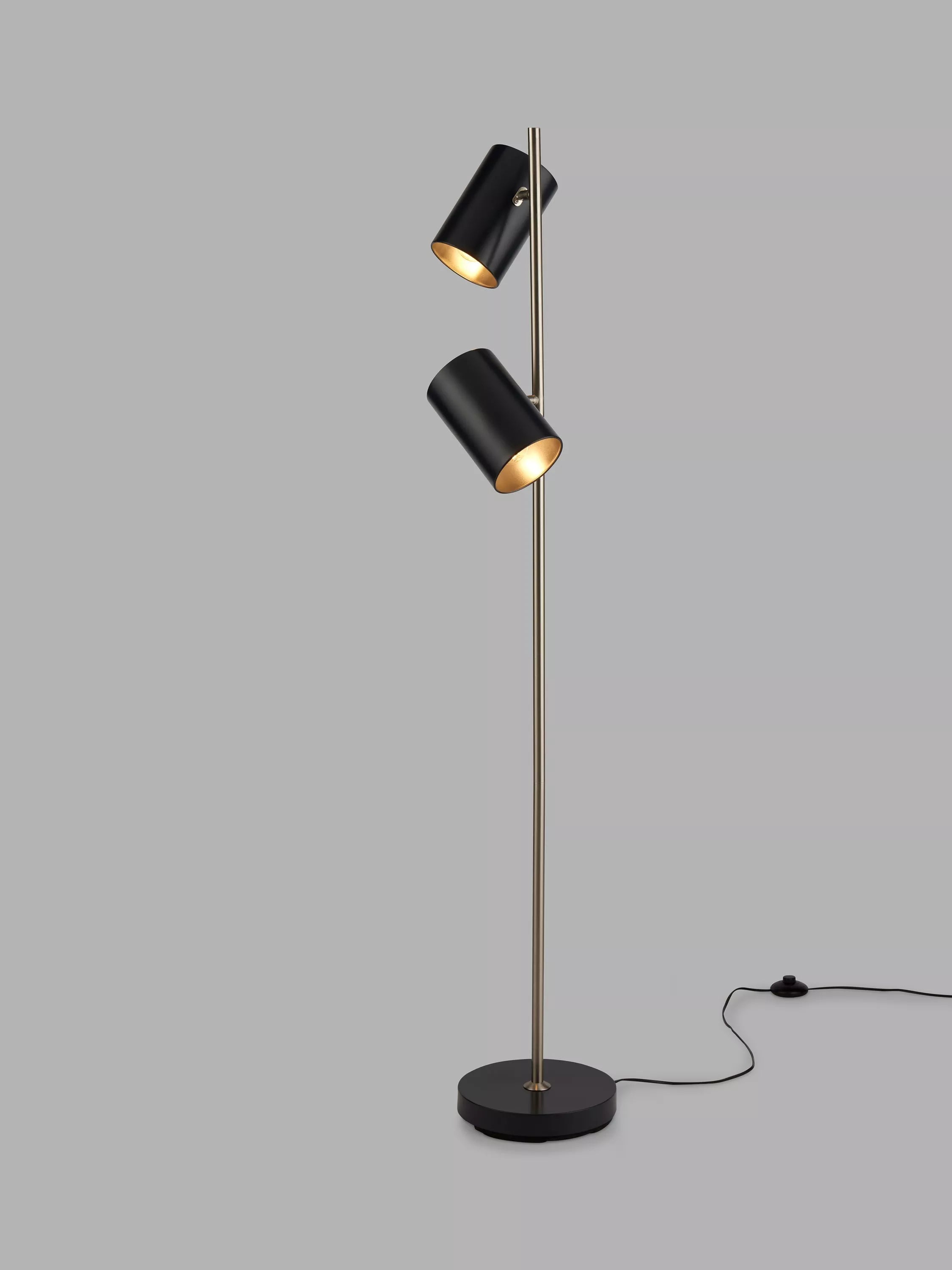 John Lewis double arm floor lamp 152cm, imported from the UK