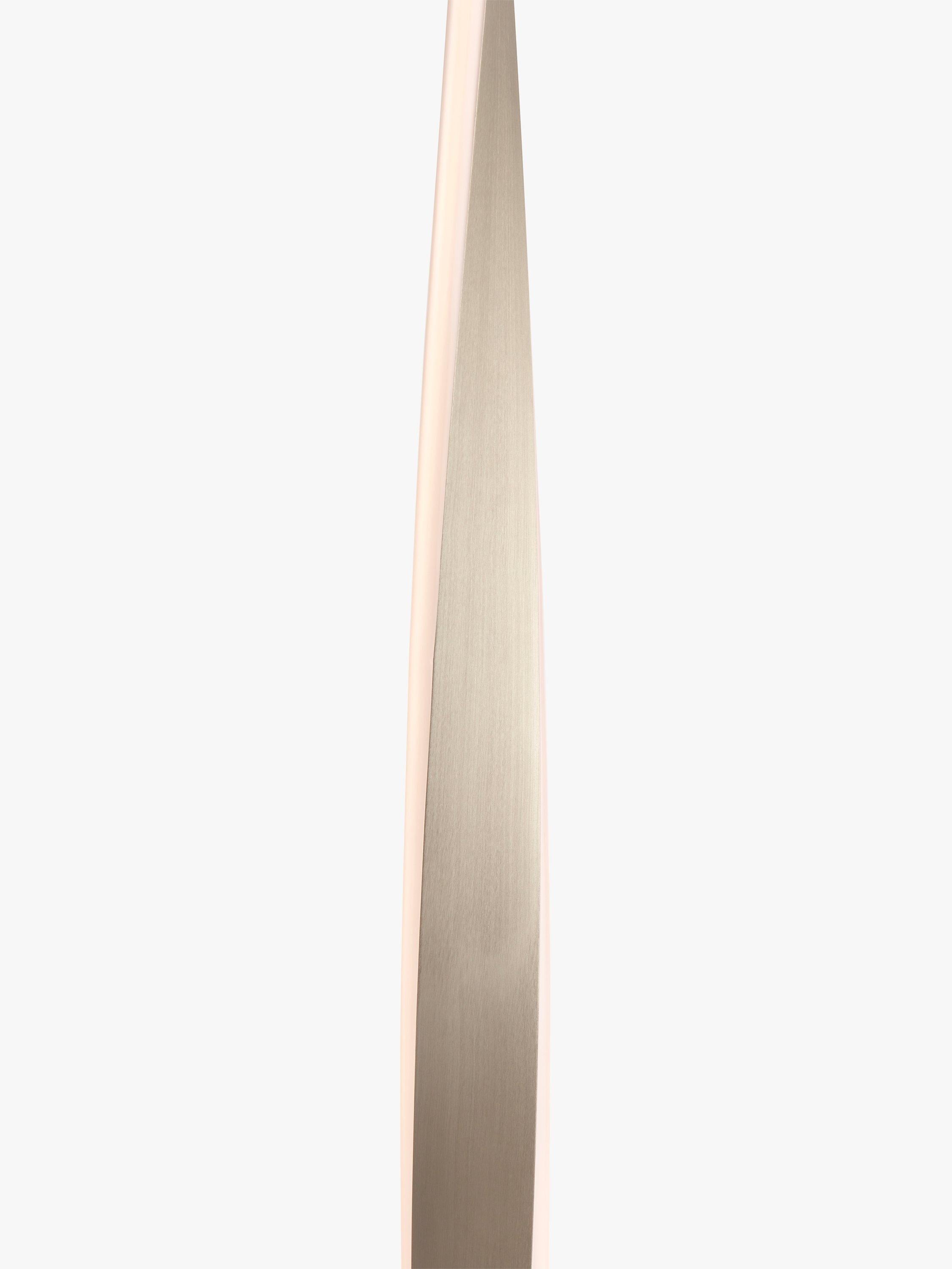 John Lewis Twist LED floor lamp brushed aluminium (British brand)