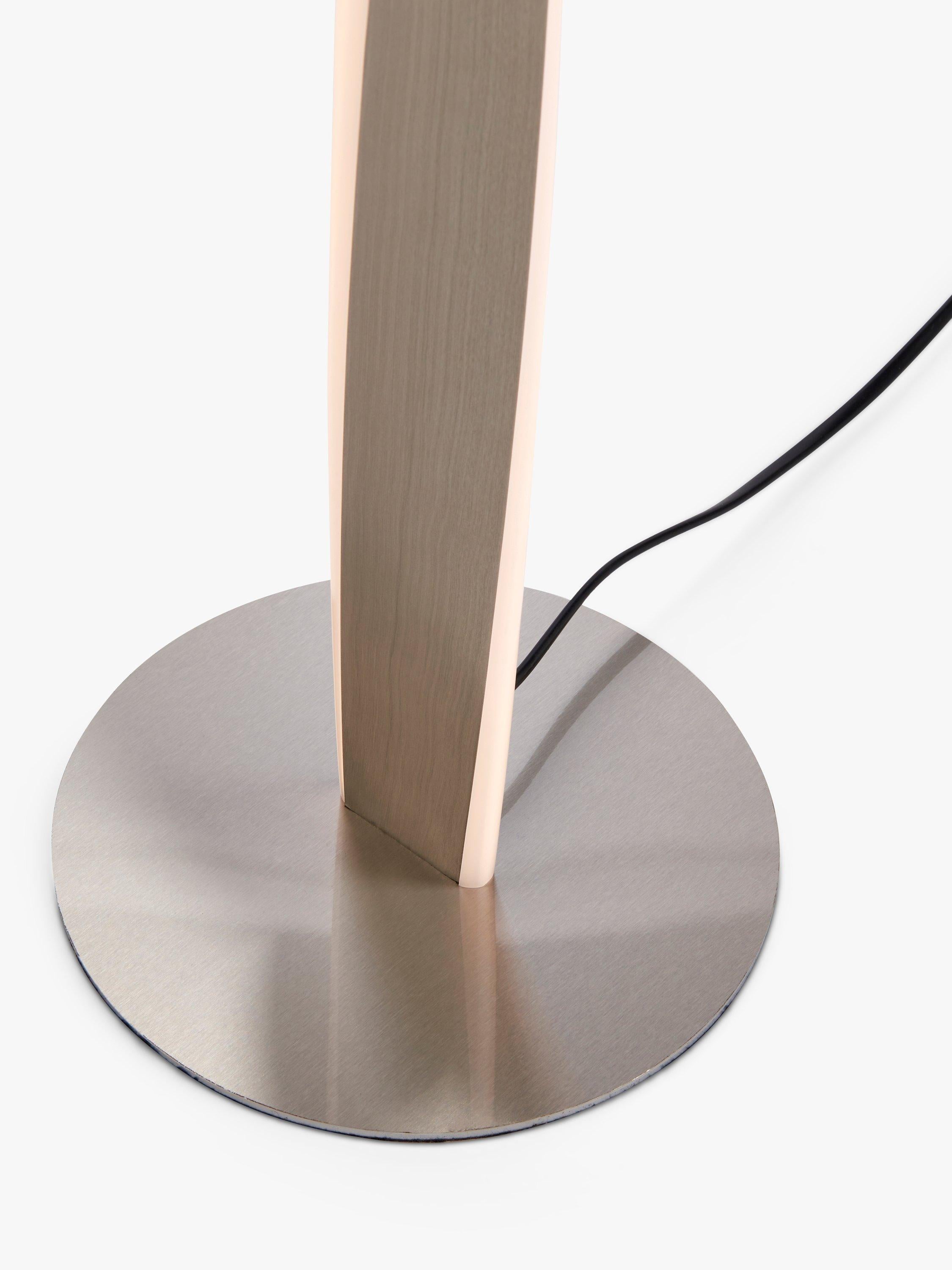 John Lewis Twist LED floor lamp brushed aluminium (British brand)