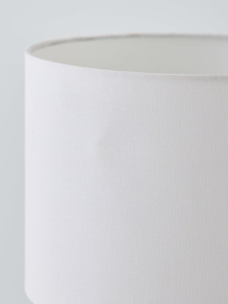 John Lewis Annie ceramic table lamp with fabric shade, imported from the UK