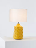 John Lewis Annie Ceramic Table Lamp, Saffron
