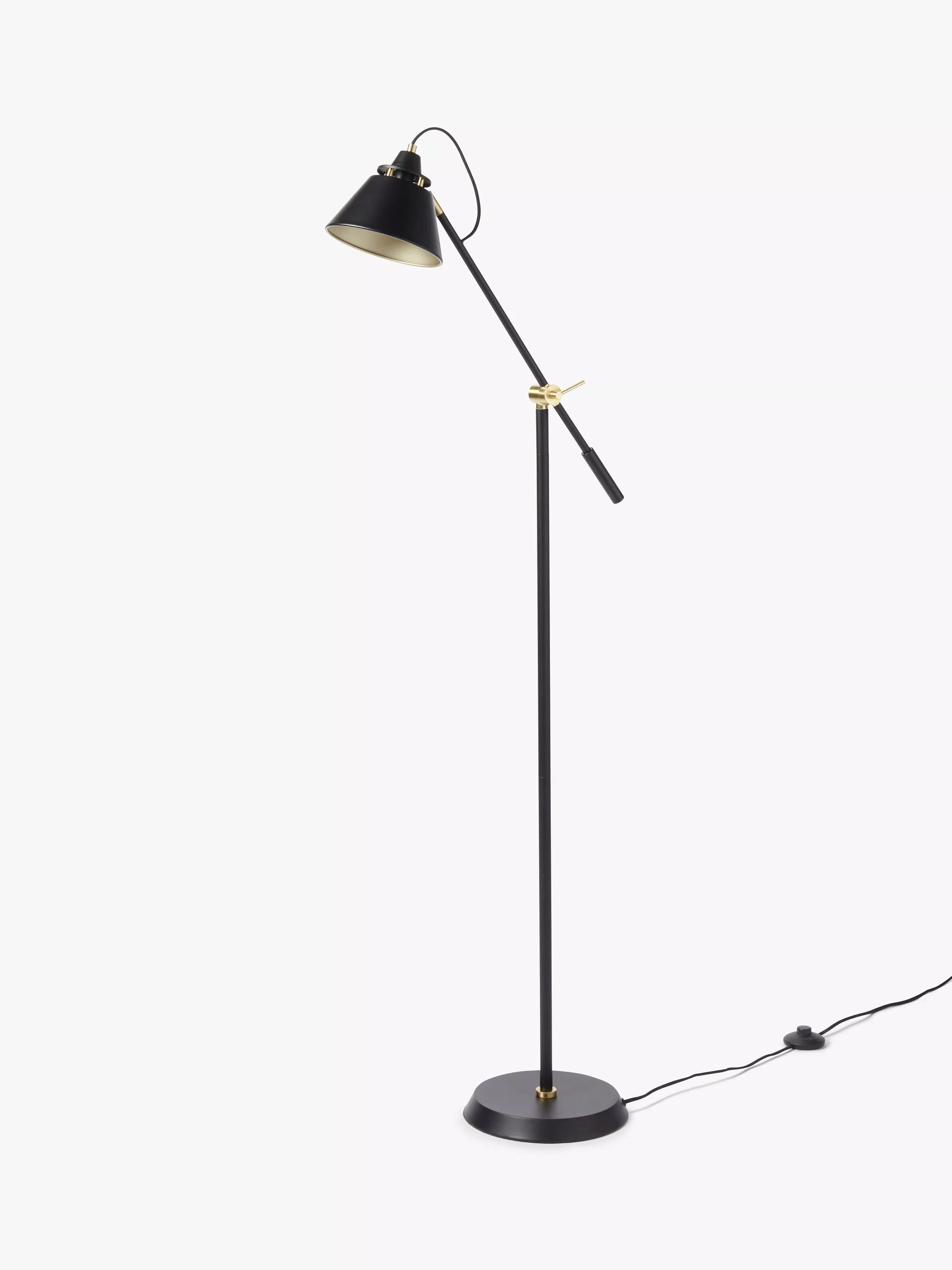 John Lewis Bureau Floor Lamp Matt Black - British product
